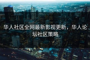 华人社区全网最新影视更新，华人论坛社区策略