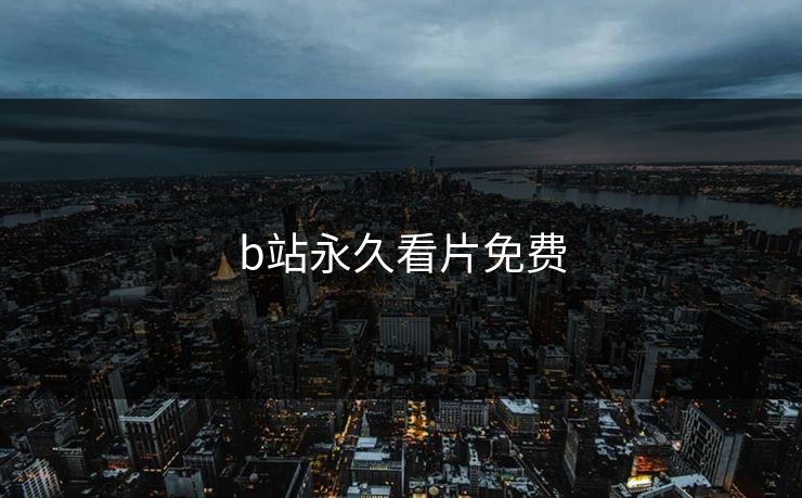 b站永久看片免费