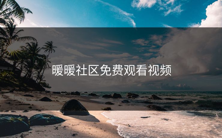 暖暖社区免费观看视频