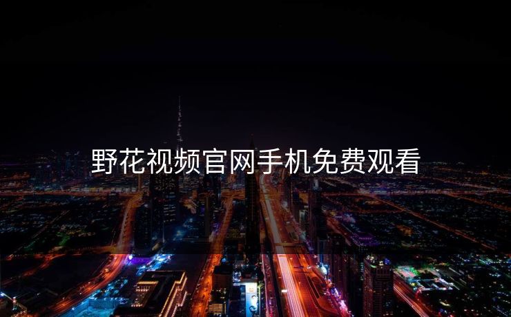 野花视频官网手机免费观看